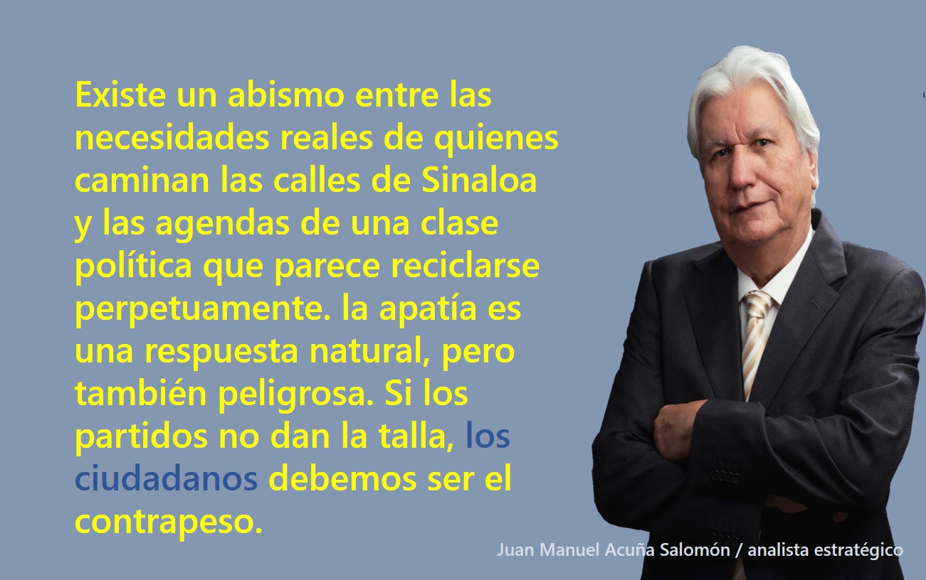 Los ciudadanos debemos ser el contrapeso