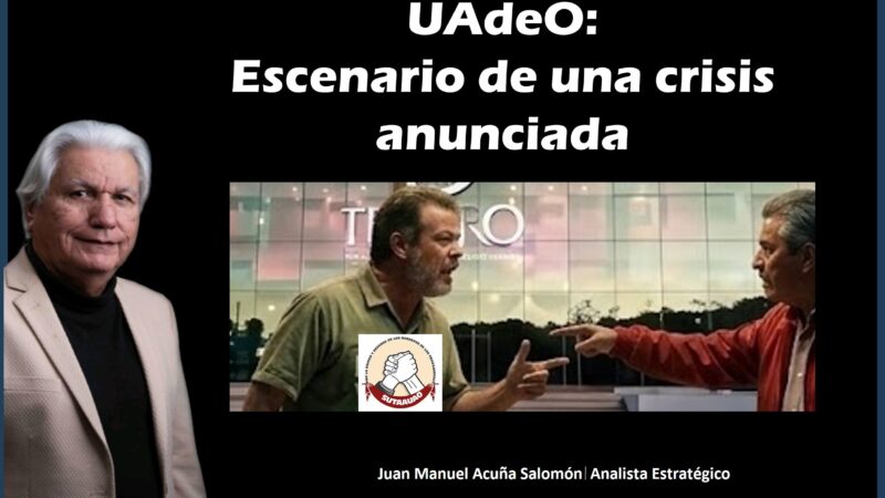 Escenario de una crisis anunciada