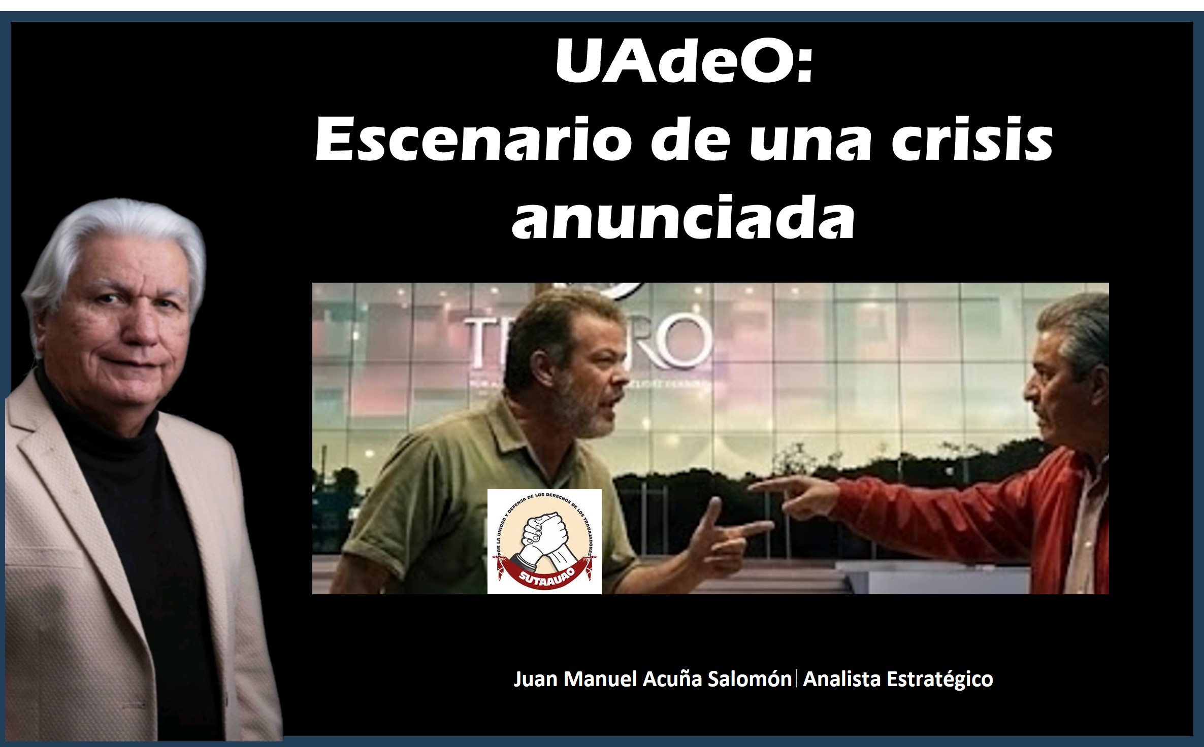 Escenario de una crisis anunciada